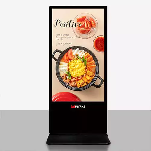 Floor standing signage